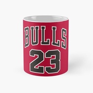 Michael Jordan Chicago Bulls Jersey Glass Mug