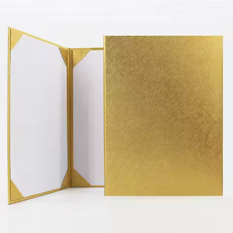 31.3x23cm Hardcover Good Quality Speech Address Blank Folder For A4 210X297MM By Pearl Specialty Pap