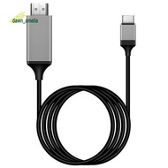 Type-C to -Compatible USB3.1 4K HDTV Cable for Android Phone to Connect TV Same Screen Device Cable 
