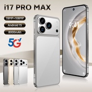 2025 New i17 Pro Max 16GB+1TB Smartphone 7.3inch 78MP+108MP Camera 8000mAh Battery Android 5G Global