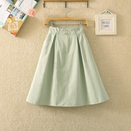 💕 Adele  A line skirt denim skirt knee length skirt casual skirt short skirt jeans skirt midi skirt