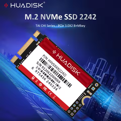 HUADISK 512GB SSD M2 2242 PCIe Gen3.0X2 NVMe M.2 SSD 1TB 256GB 128GB Hard Drive Disk for Notebook Th