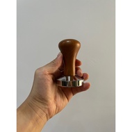 KAYU 58mm Wooden Tamper - Wooden Handle Coffee Tamper 58mm - 58mm Wooden Coffee Tamper