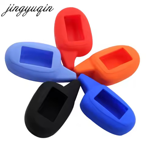 jingyuqin M7/M8/M9 Silicone Case for Scher-khan Magicar 7/8/9/10/11/12 101 LCD Two Way Car Alarm Sys