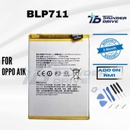 Thunder Drive Battery Compatible For Opo A1K BLP711