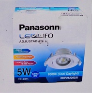 PANASONIC LAMPU DOWNLIGHT SPOT SOROT LED 5 WATT PUTIH/KUNING