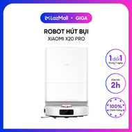 Robot hút bụi lau nhà Xiaomi X20 Pro - Lực hút 7000Pa - Trạm sạc đa năng - Sấy khô giẻ bằng khí nóng