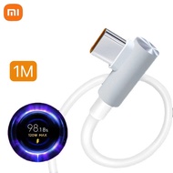 Xiaomi 120W ชุดปั้มอากาศรถยนต์ที่ชาร์จความเร็วสูงไฮเปอร์ชาร์จอะแดปเตอร์6A ชนิด-C สายเคเบิลสำหรับ Xia