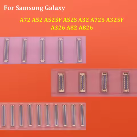 2-10PCS For Samsung Galaxy A72 A52 A525F A52S A32 A725 A325F A326 A82 A826 40 78 Pin LCD Display Scr