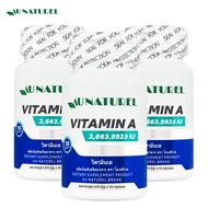 [แพ็ค 3 ขวด] วิตามินเอ โอเนทิเรล Vitamin A Au Naturel ให้ วิตามินเอ 2663.9925 ไอยู Vitamin A 2663.99