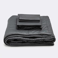 KAPAS LUXE | Quilted Comforter Set | 100% ELS Cotton Casing + Bamboo Fill | Includes Fitted Bedsheet