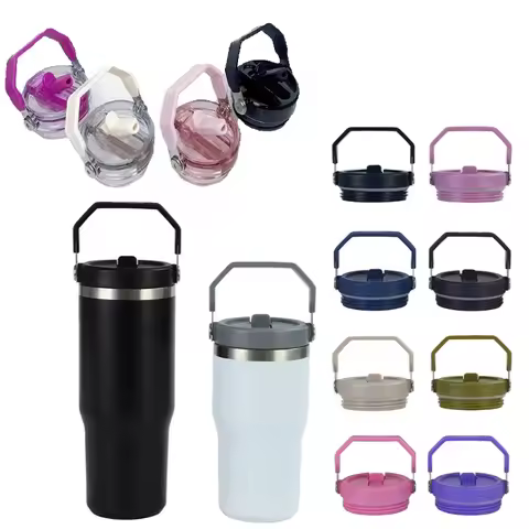 For Stanley 20/30oz IceFlow Spill-proof Cup Cover Replaceable Environmental Protection Creative Spir