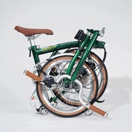 Litepro Hydraulic Disc Brakes Tri-fold Bicycle D9K 16 Inch 9 Speed Chromium Molybdenum Steel Frame B