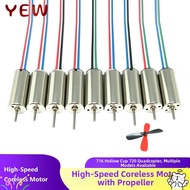 YYE High-Speed Coreless Motor, Multistyles 412 612 614 716 720 8520 1015 1020 DC Motor, High Quality