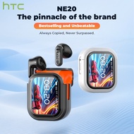 HTC NE20 Wireless Bluetooth Earphone AI Translator Earbud 134 Languages Translation Smart LCD Screen