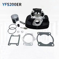 CQJB Motorcycle Parts 66MM Piston Gasket Cylinder Block Kit Blaster200 YFS200ER/DT200 for Yamaha