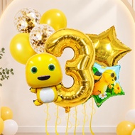 Nailong Balloon Package 7 pcs + Numbers