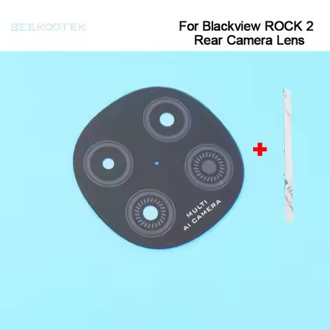 New Original Blackview ROCK 2 ROCK 2 Pro Rear Camera Lens Back Camera Lens Glass Cover For Blackview