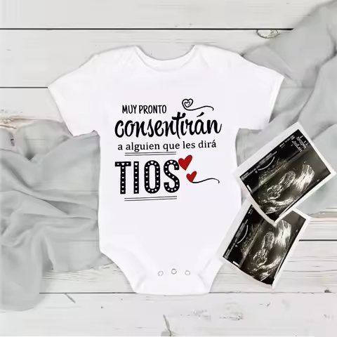 Soon They Will Feel Someone Who Will Call Them Uncle Printed Baby Romper Pregnancy Announcement Jump