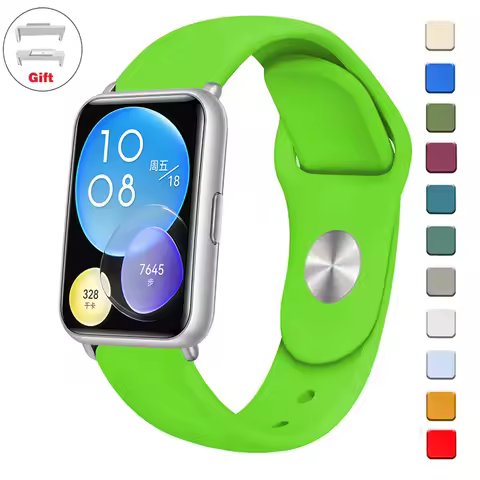 Silicone watchBands For Huawei Watch FIT 2 Strap Smart watch Wristband Correa women Sport Bracelet h