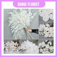 WHITE SERIES ARTIFICIAL FAKE FLOWER Bouquet Living Home Decor Decoration Bunga Pelamin Gubahan Hiasa