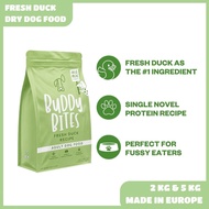 [New & Improved] Buddy Bites - Adult Dry Dog Food - Duck (European Kibble Made For Sensitive Stomach
