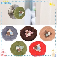 SUSSG Door Knob Decorative Covers, Velvet Cloth Anti-Static Door Handle Covers,  Design Soft Anti-Sl