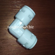 RO HOSE FITTING 3/8 x 3/8 inch ELBOW KNEE FITTING QUICK JOINT 3/8" L TUBE CONNECTOR