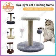 Cat Scratcher Cat tree Kayu Cakaran Kucing Garukan Cat Condo Kucing Mainan Kucing