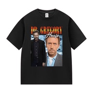 Dr Gregory House Md Funny Meme Tee Shirt Men's Women Vintage High Quality Fashion T-shirtd Summer Co