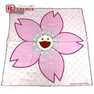LOUIS VUITTONMR1215 LV×TM 村上隆櫻花 LV×TM Carré 55 櫻花絲巾