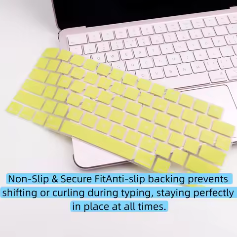 Solid Colors English keyboard Cover for MacBook Neo 13 inch (A18) Pro 2026 Release Model A3404 512GB