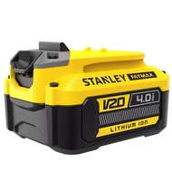 STANLEY แบตเตอรี่ 4.0 Ah 20V รุ่น SB204-B1/ 2.0 Ah 20V รุ่น SB202-B1 มีขนาดให้เลือก ของแท้ 100% ราคา