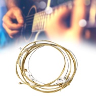 6Pcs Durable Brass Guitar Strings Replacement Parts Acoustic Guitar Strings For