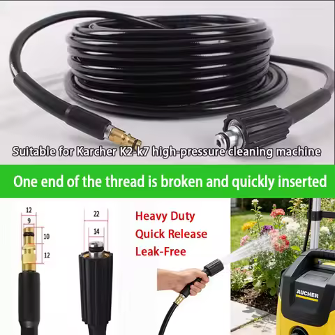 Quick Connect Adapter For Karcher K2-K7 High-pressure Cleaning Machine, 1/4 "Quick Release Connector