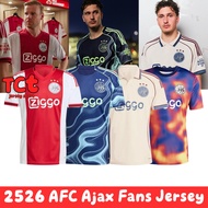 AFC Ajax 25/26 home away Third Top Quality Fans Version Football Jersey Soccer S-4XL Men Sports shir
