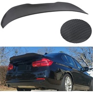 HECASA Rear Trunk Spoiler Wing Compatible with 2014-2019 BMW F80 M3 Sedan & 2012-2019 F30 320i 325i 