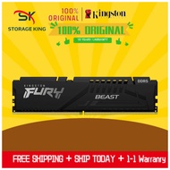 Original Kingston Fury Beast Black DDR5 4800Mhz /5200Mhz /5600Mhz /6000MHz Desktop Gaming Memory RAM