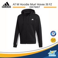 Adidas เสื้อ เสื้อฮู้ด เสื้อแขนยาว เสื้อกันหนาว เสื้อผู้ชาย แฟชั่นผู้ชาย อดิดาส Activity Man Hoodie MustHaves 3-Sripes FZ DX7657 (2400)