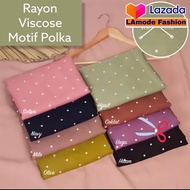 Kain Rayon Viscose motif Polkadot
