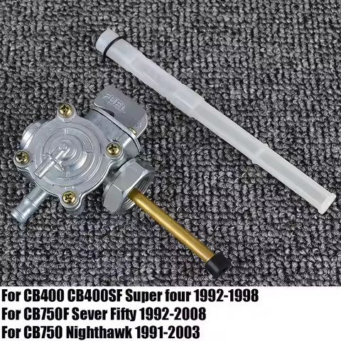 Gas Fuel Petcock Tap Valve Switch Pump For Honda CB750 Nighthawk CB750F Sever Fifty CB400 CB400SF Su