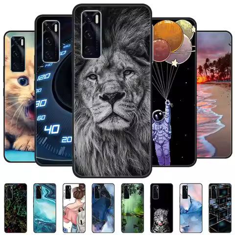For Vivo V20 SE Case Cover V2022 V2023 Silicone Soft Marble Black Bumper Funda Coque for Vivo V20 20