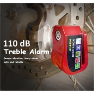Motorcycle Alarm Padlock Anti-Theft Motorcycle Disc Padlock Alarm Disc Lock