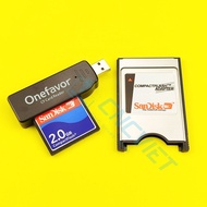 COMBO THẺ CF SANDISK CÔNG NGHIỆP – ĐẦU ĐỌC USB CF – ADAPTER CF PCMCIA - DÀNH CHO MÁY CNC