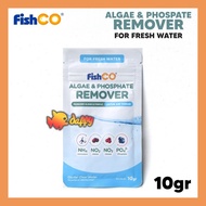 Fishco Algae & PHOSPATE REMOVER 10gr REMOVER / Prevent Algae & Moss for aquarium ponds
