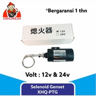 Selenoid genset XHQ-PTG 12v/24v UNIV Round Guaranteed