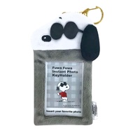 SNOOPY 史努比 絨布相框鎖圈 072396 6歲以上適用 15 x 9 x 1cm  戴墨鏡  1個