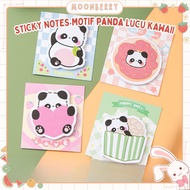 Sticky Soft Food Panda Cute Animal Bamboo Kawaii MotifNotes 30 Sheets 9x10cm Notes Sticky Paper Dail