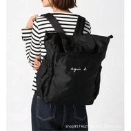 Japanese Fashion Letters Simple Backpack Backpack agnes Street Wear Large-Capacity Three-Purpose Handbag Men Women Computer Bag Student School