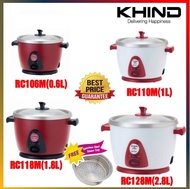 [READY STOCK] Khind Anshin Rice Cooker With Stainless Steel Inner Pot